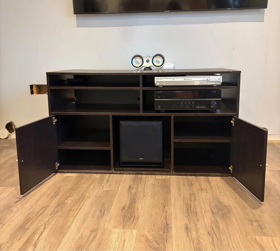 Dark Brown TV stand - photo 2