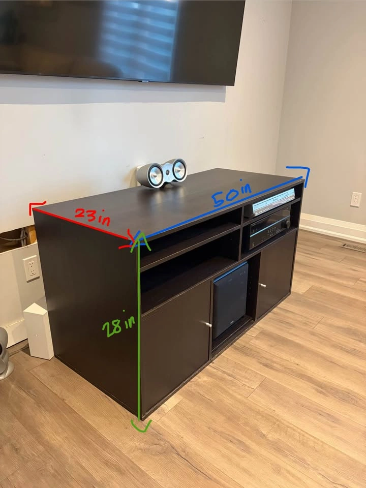 Dark Brown TV stand - photo 3