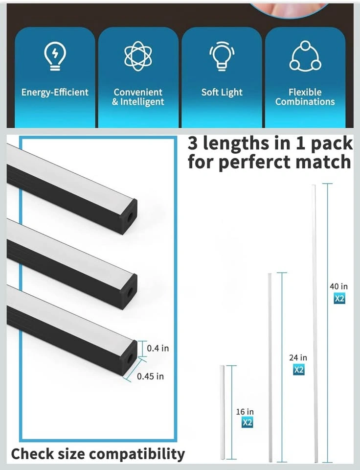 LED Wall Panel Strip Light Kit - photo 3