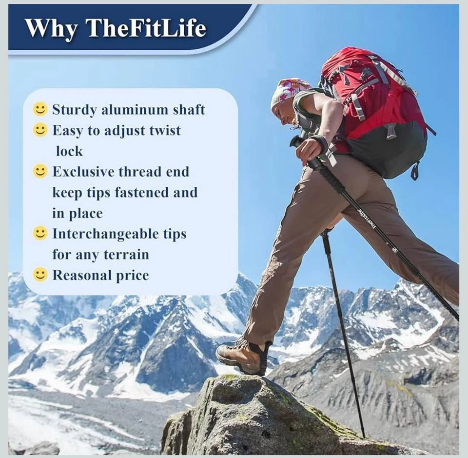 TheFitLife Trekking Poles - photo 3
