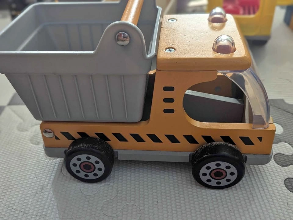 Hape Wooden Toy Dump Truck