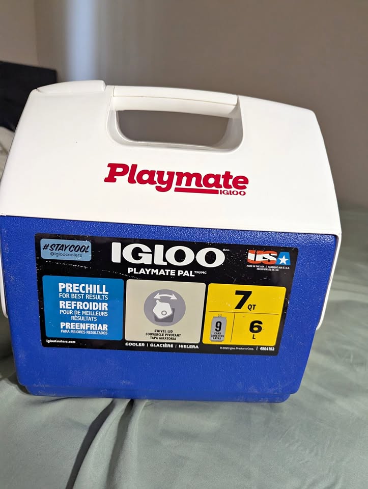 Portable hard cooler