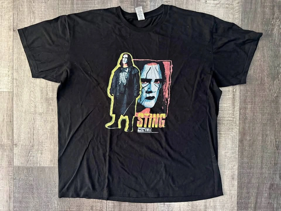 WCW NWO Sting Wrestling T-Shirt Tee 2XL