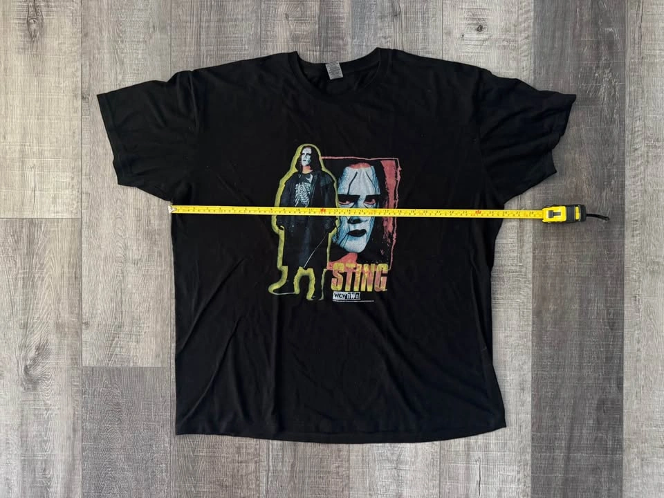 WCW NWO Sting Wrestling T-Shirt Tee 2XL - photo 4