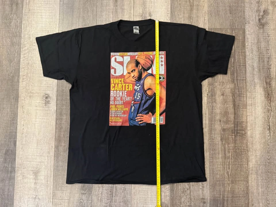 Vince Carter Toronto Raptors Slam Magazine Cover T-Shirt 2XL XL - photo 2