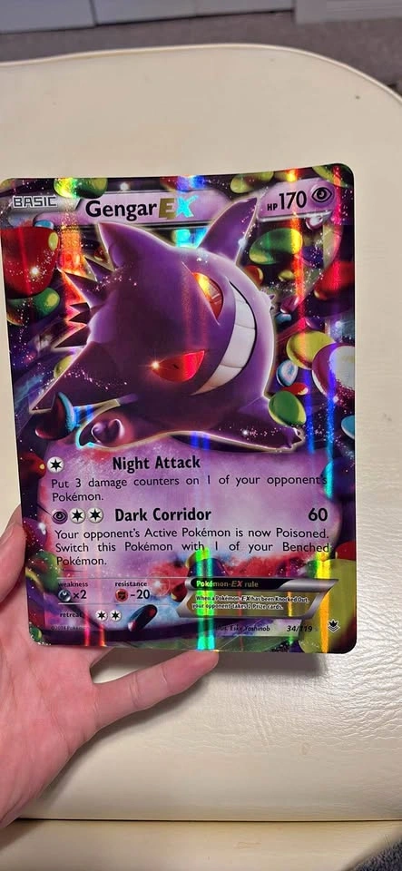 gengar ex jumbo card