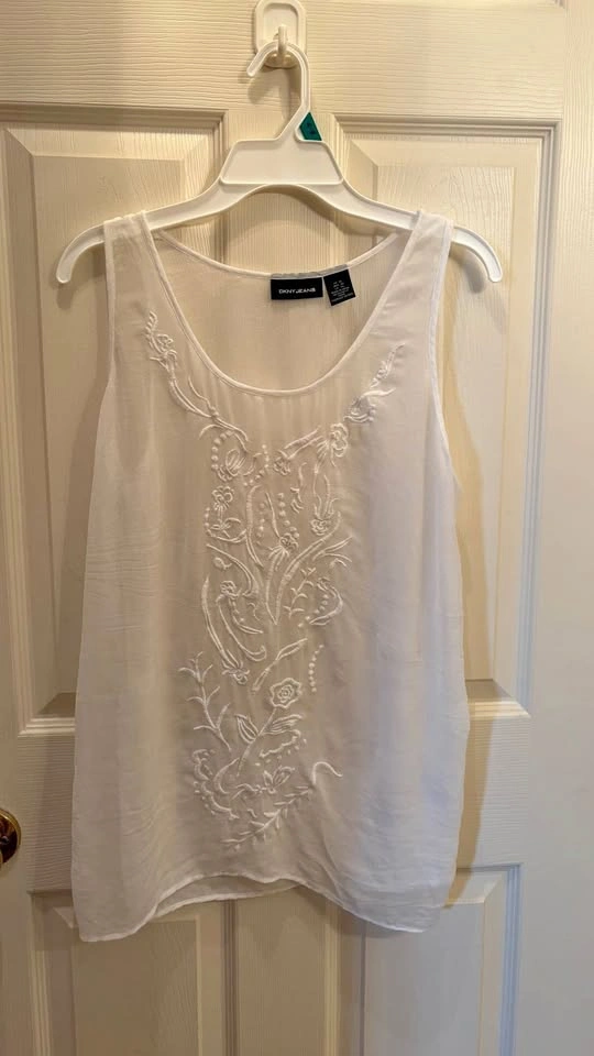 DKNY JEANS sheer top