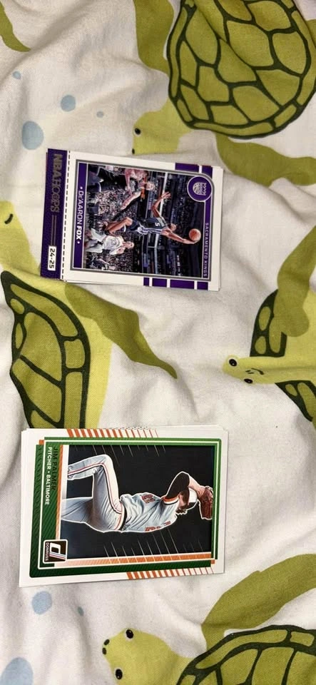 Baseball and basketball cards