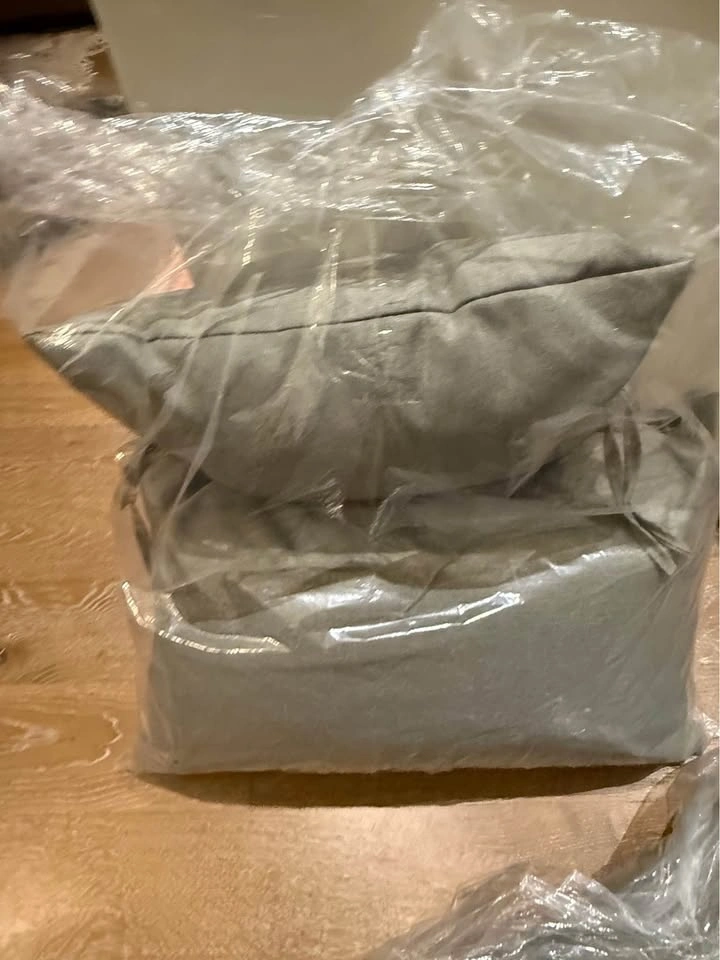 Brand New Grey Egg Chair Cushion Set - photo 3