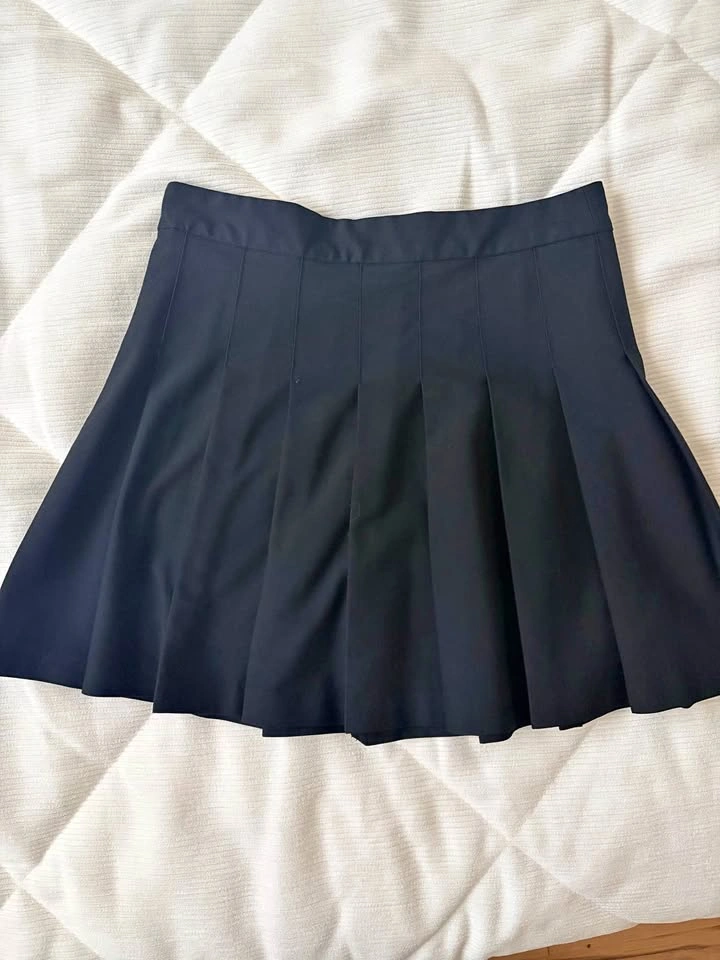 Aritzia Sunday Best Black Pleated Skirt