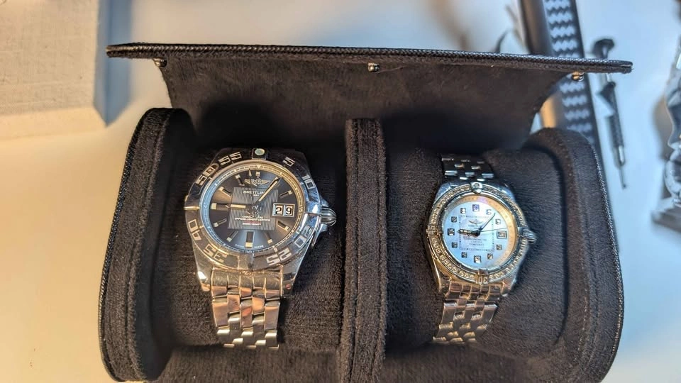 Breitling 71356 lady cockpit MOP diamond bezel - photo 5