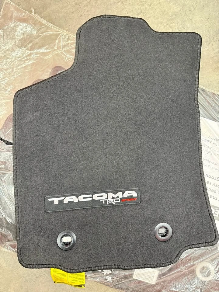 TACOMA Carpet Floor Mats, Trd Sport, Black, D-Cab - Toyota