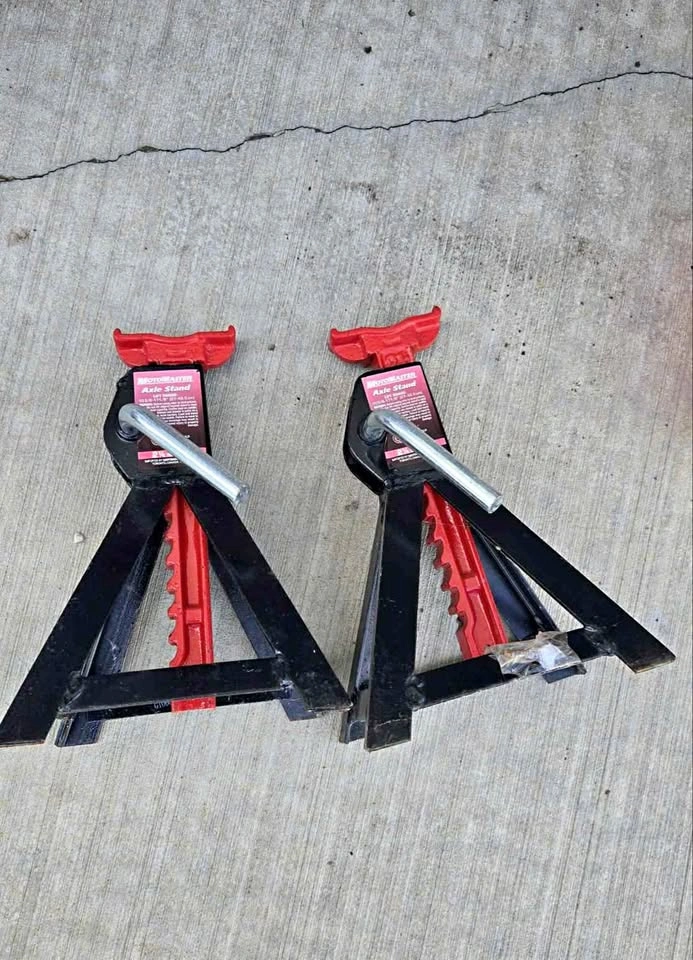2 Ton Double Locking Jack Stands Pair