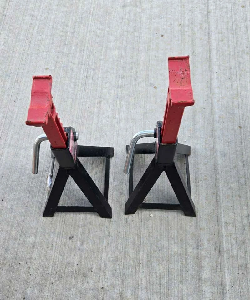 2 Ton Double Locking Jack Stands Pair - photo 2