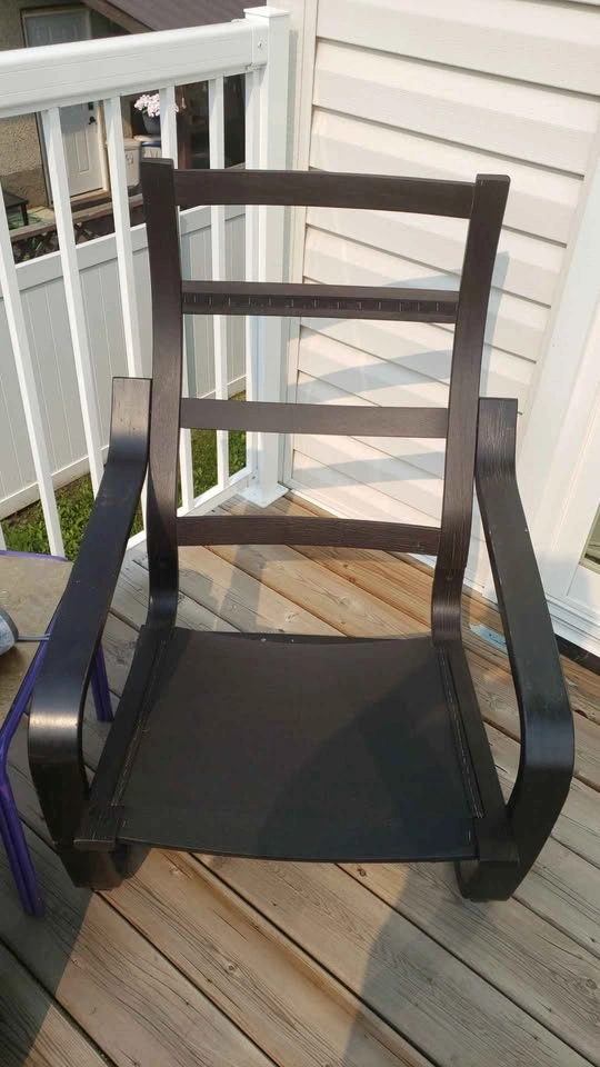 Beautiful Comfy Inside/Outside Black Cushioned Chair - photo 5