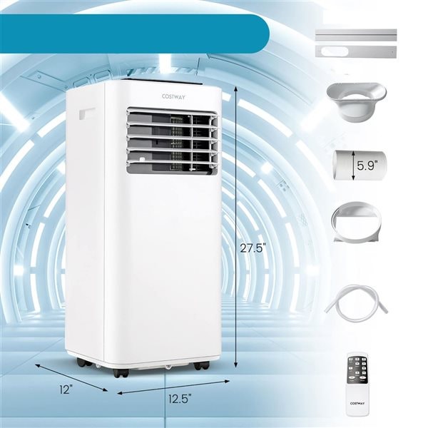 Costway 10000BTU 3-in-1 Portable Air Conditioner - photo 2