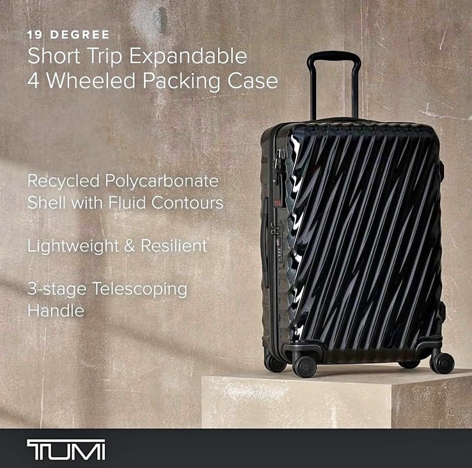 TUMI 19 Degree Medium Checked Luggage - Hard Shell Suitcase