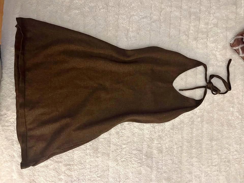 Y2K halter dress XS