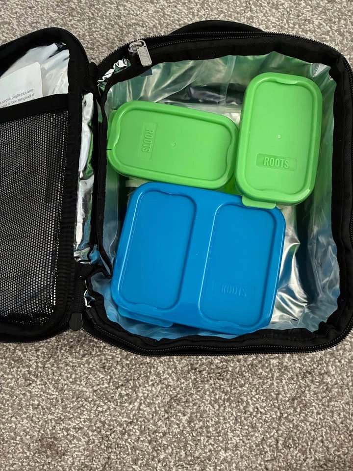 Roots Insulated Lunch Bag with Containers - photo 3