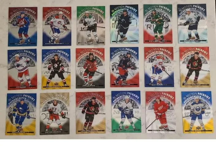 In Motion Phenoms Full set of 18 Cards image indicator(2)