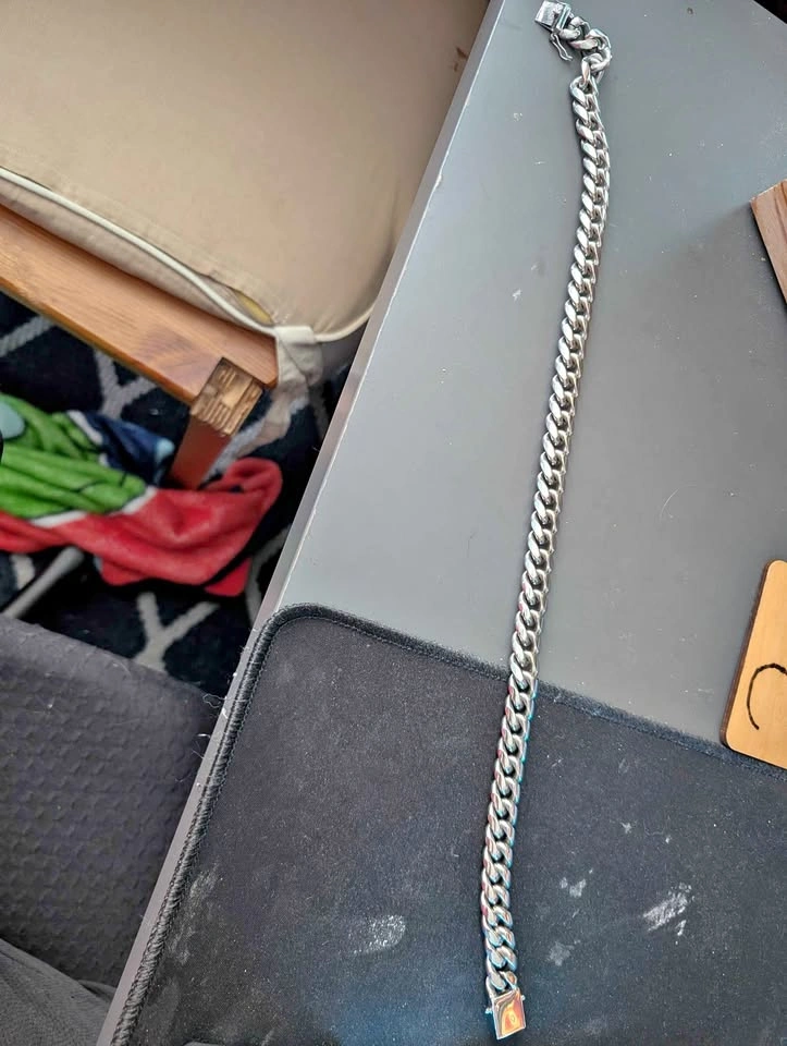 18" Stainless steel chain thick