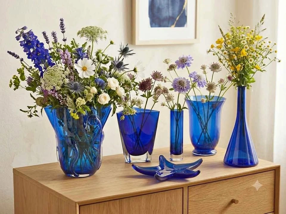 Cobalt Blue Art Glass Pieces – Mix & Match or Bundle!