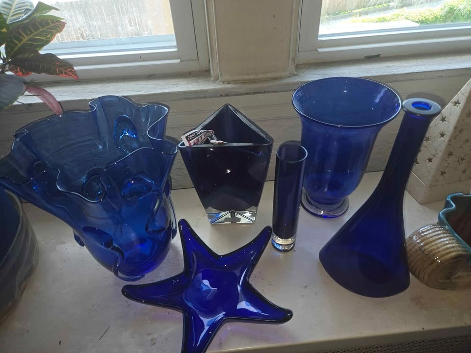 Cobalt Blue Art Glass Pieces – Mix & Match or Bundle! - photo 2