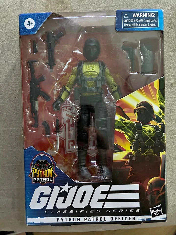 G.I. Joe Classified Series Python Patrol Officer Target Exclusiv