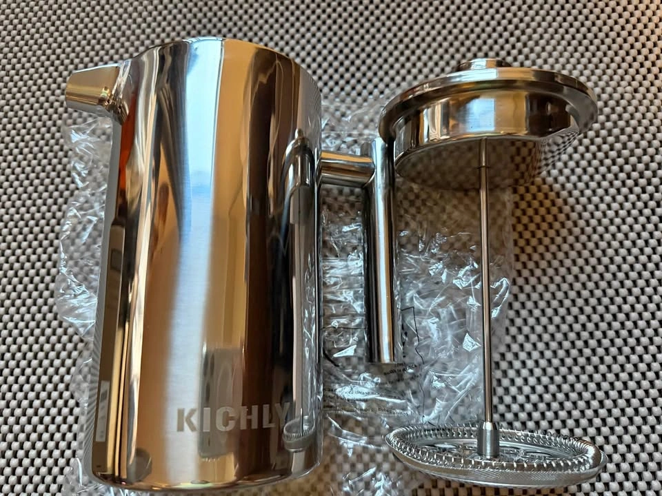 FRENCH PRESS COFFEE PRESS-STAINLESS 34 OZ