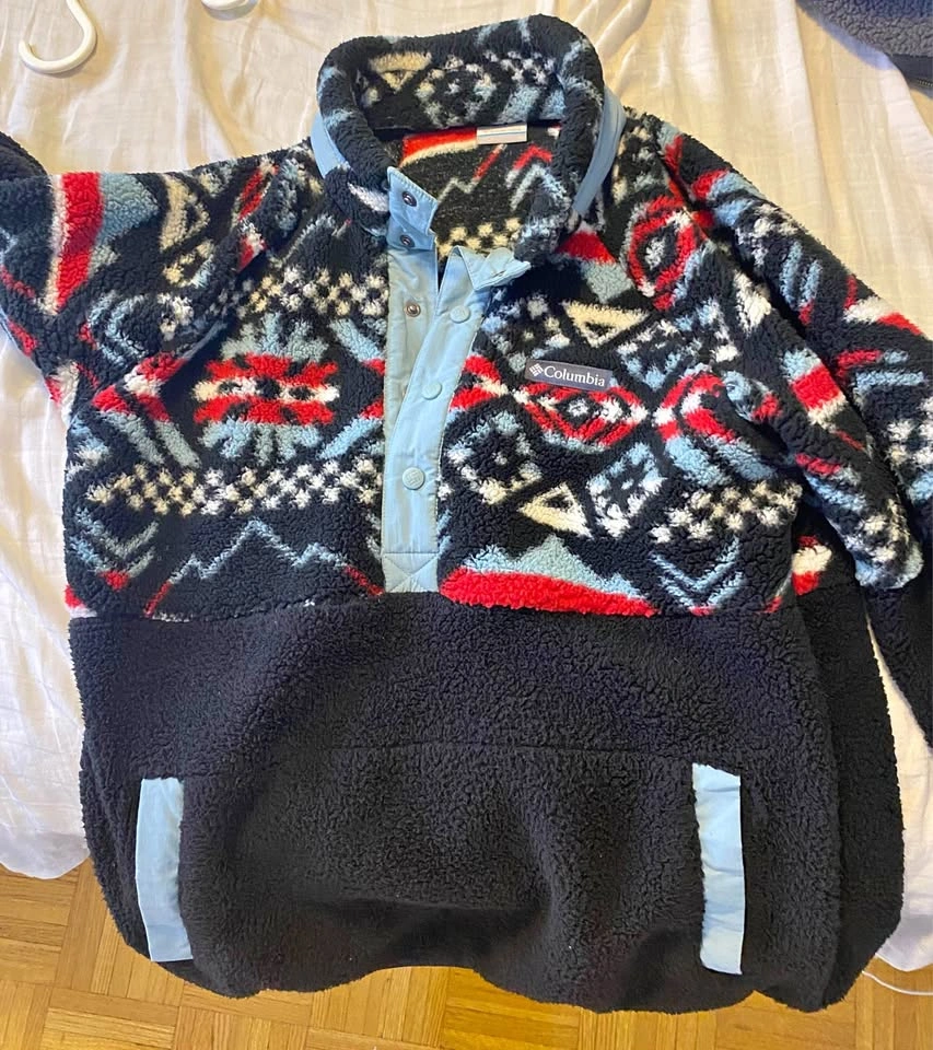 Columbia Sherpa Fleece Pullover Size Large