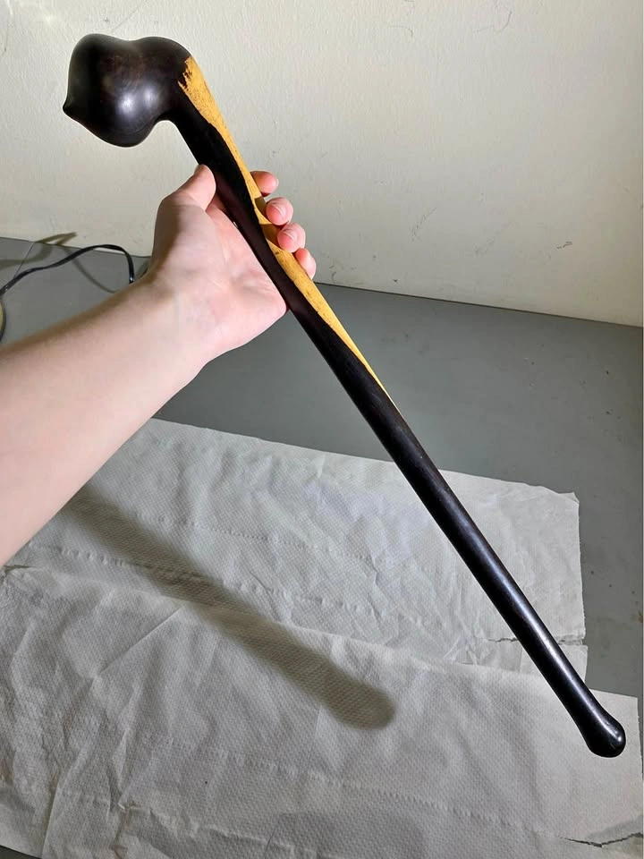 Hand Carved African Club