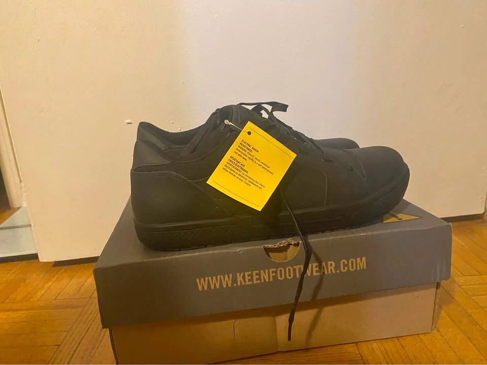 Keen CSA Destin Low Steel Toe Work Shoes Men's 11 Black
