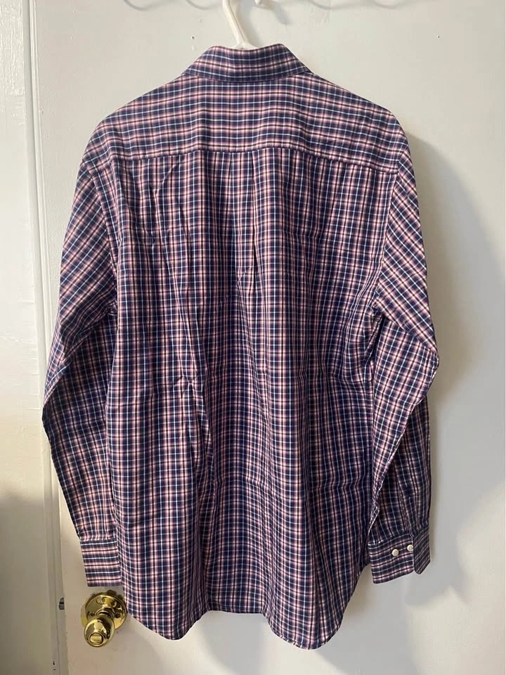 Mens Button Down Shirt Large - photo 2