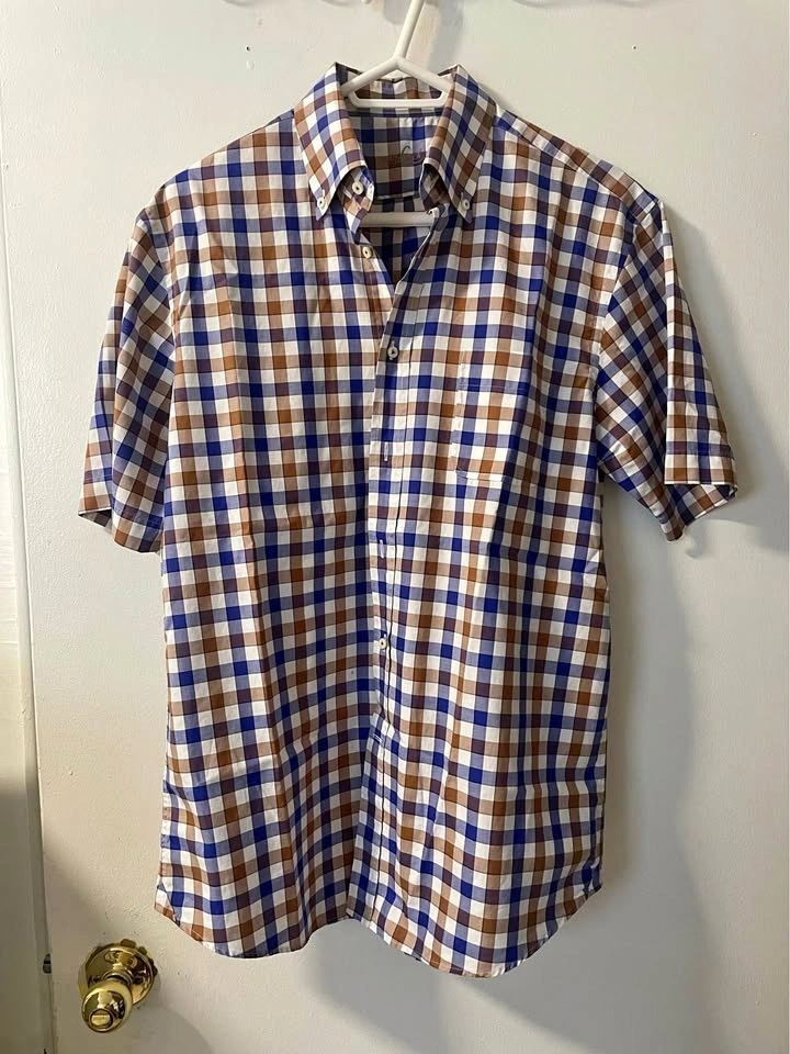 Mens Button Down Shirt Large