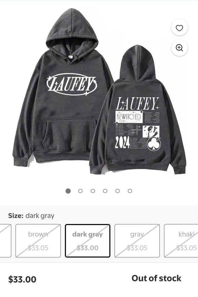 Laufey The Bewitched Tour 2024 Hoodie - photo 2