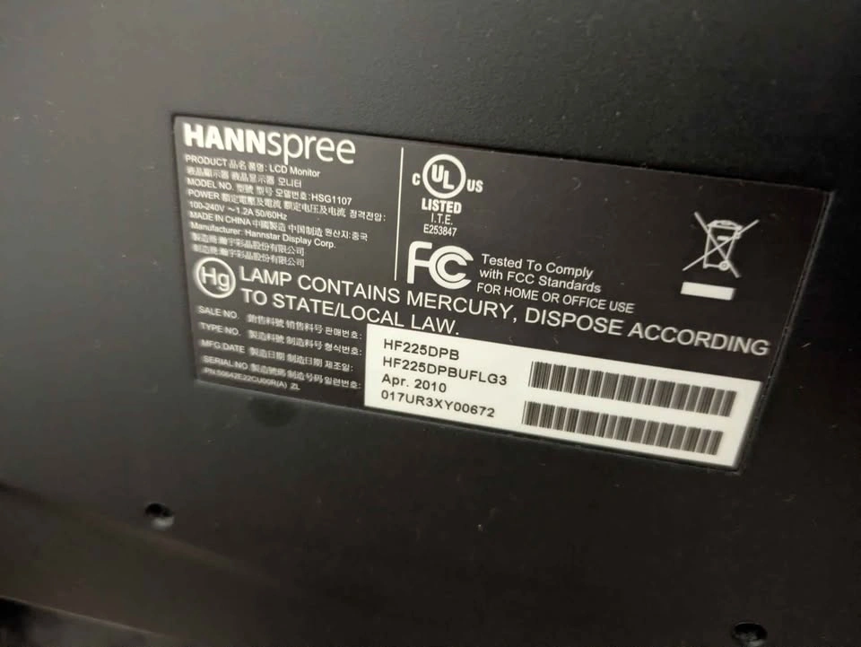 Hannspree HF225DPB LCD Monitor - photo 2