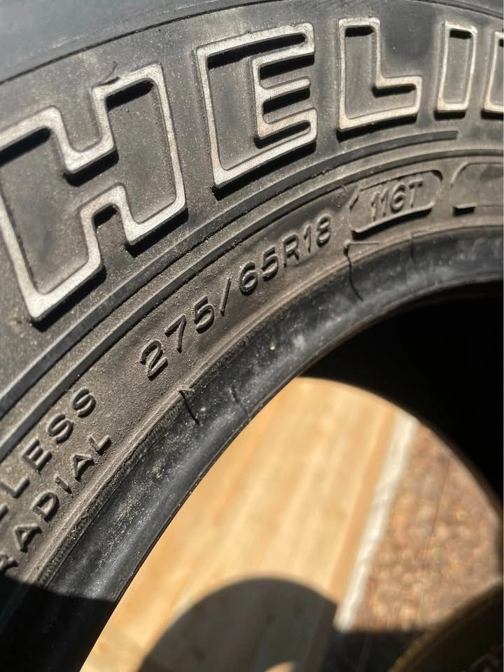 275/65R18 Michelin All Season Tires - Set of 4 tires - photo 5