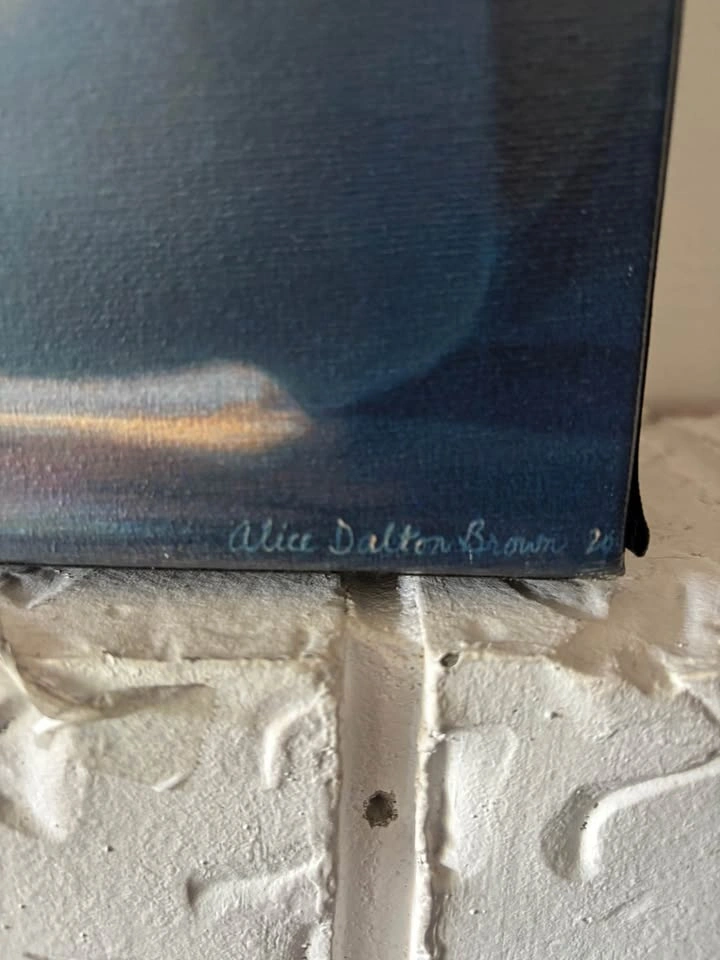 Alice Dalton Brown Signed Landscape Canvas Art - photo 2