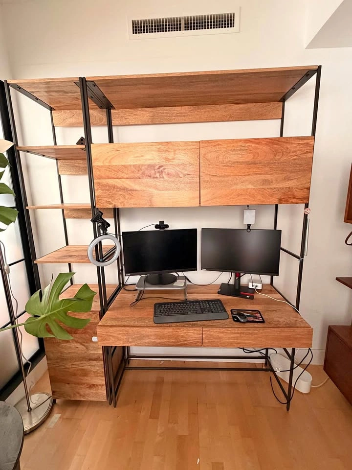 West Elm Industrial Desk and Shelf