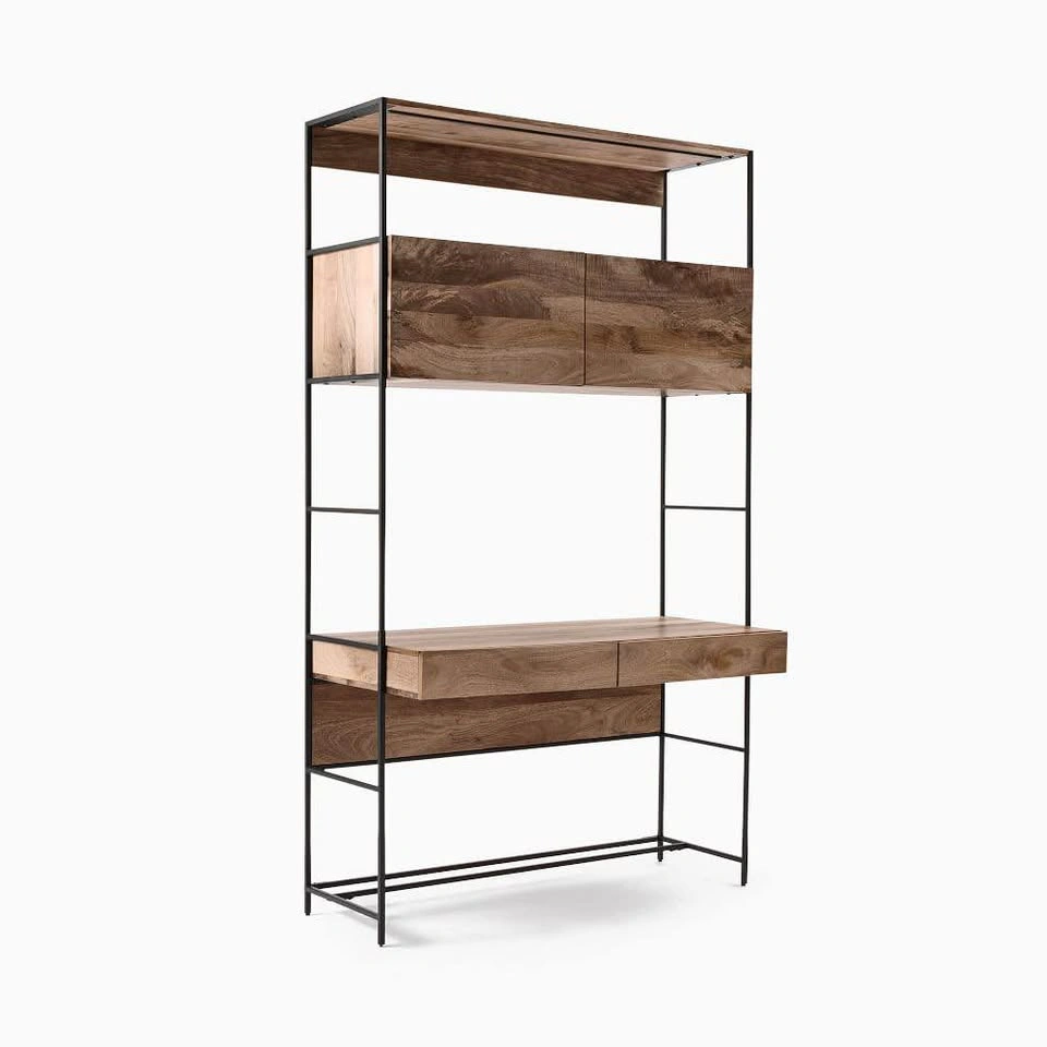 West Elm Industrial Desk and Shelf - photo 3