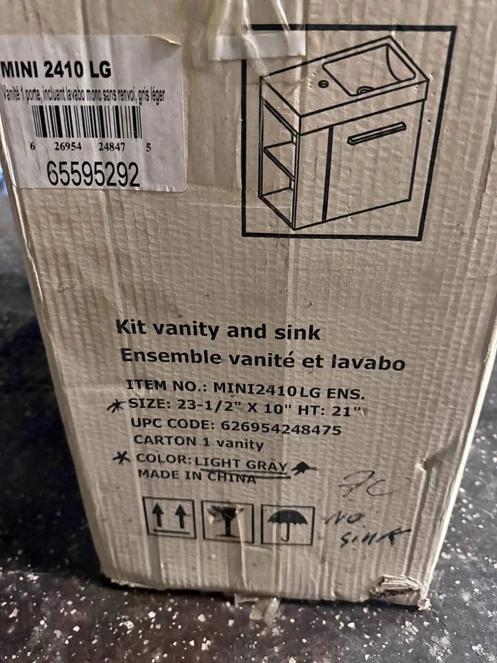Mini 2410 LG Vanity Cabinet