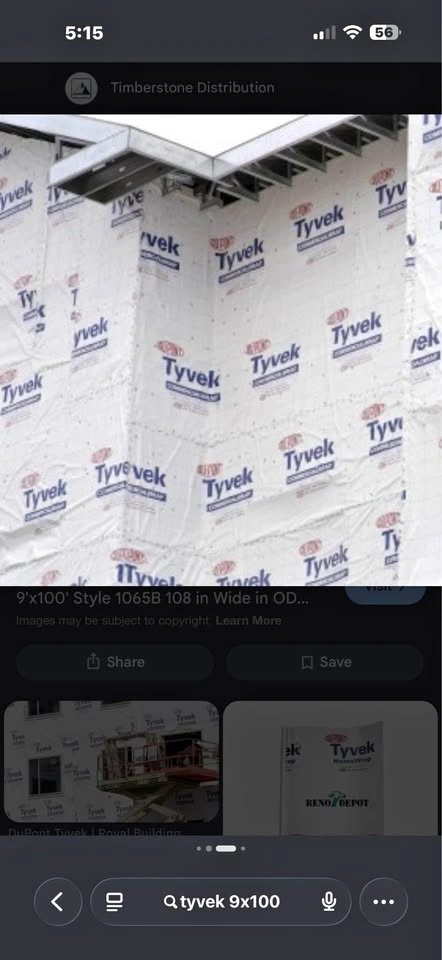 DuPont Tyvek HomeWrap 9x100 ft roll
