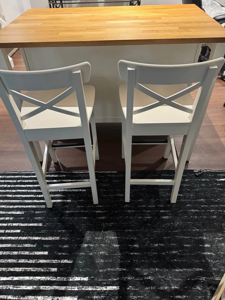 IKEA STENSTORP Kitchen Island + 2 Stools - photo 4