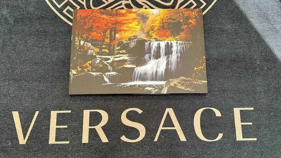 Wall art Waterfall, museum grade wrapped canvas picture image indicator(2)