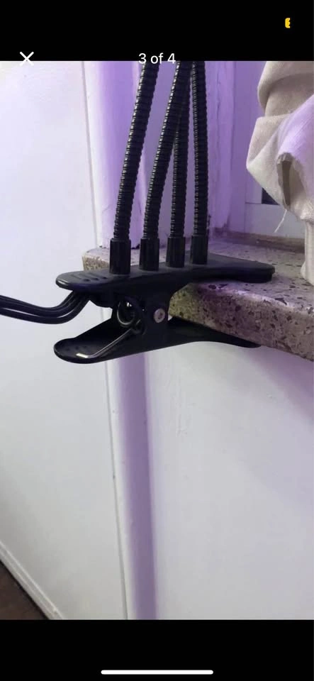 4-Head LED Clip-on Grow Light - photo 3