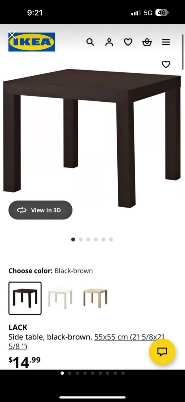 IKEA LACK tables
