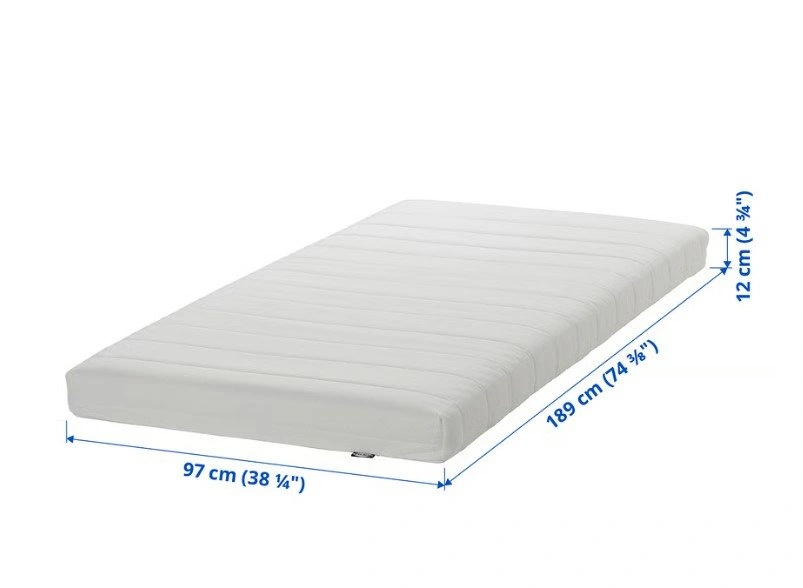 IKEA VITVAL Loft Bed + ASVANG Mattress – Great for Small Spaces - photo 5