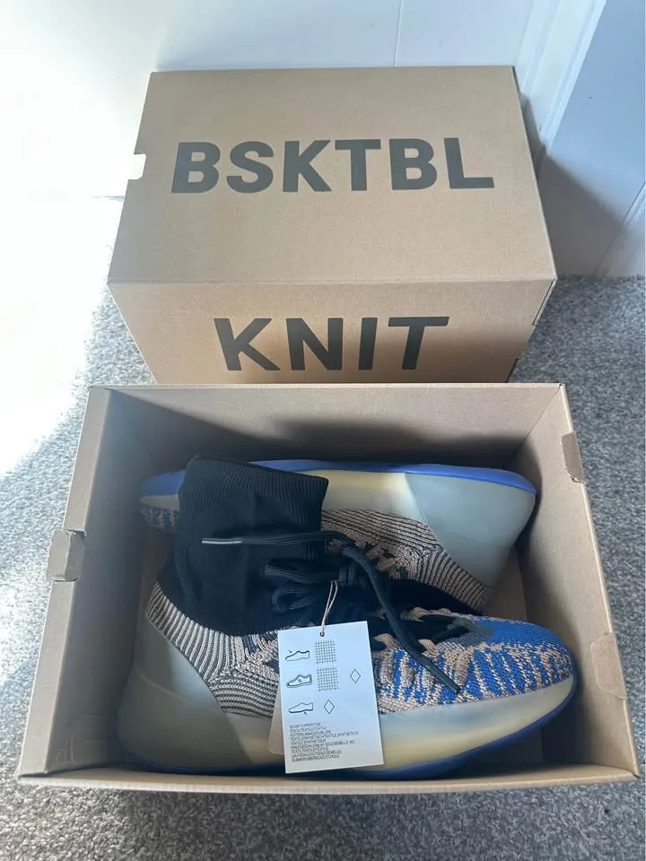 Adidas Yeezy BSKTBL KNIT. New with tags and box. Size 6.5 image indicator(9)