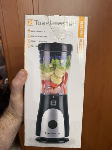 Toastmaster Personal Blender TM-4MBL 15 oz One-Touch