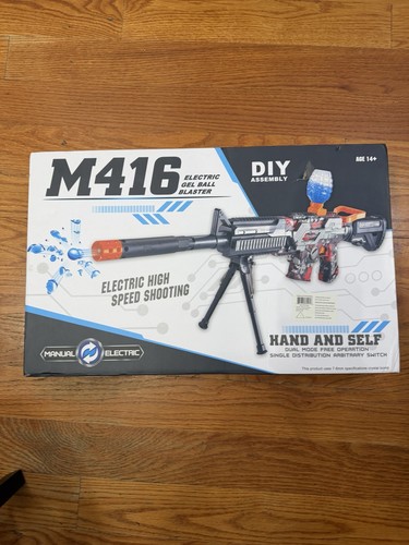 M416 Water Gun Rifle DIY Assembly 7-8mm Manual/Electric